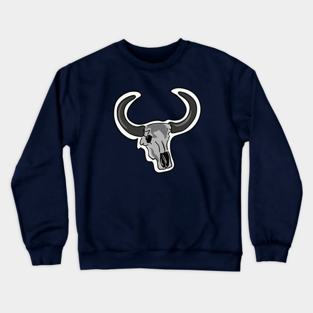 Bull Head Crewneck Sweatshirt by gerina